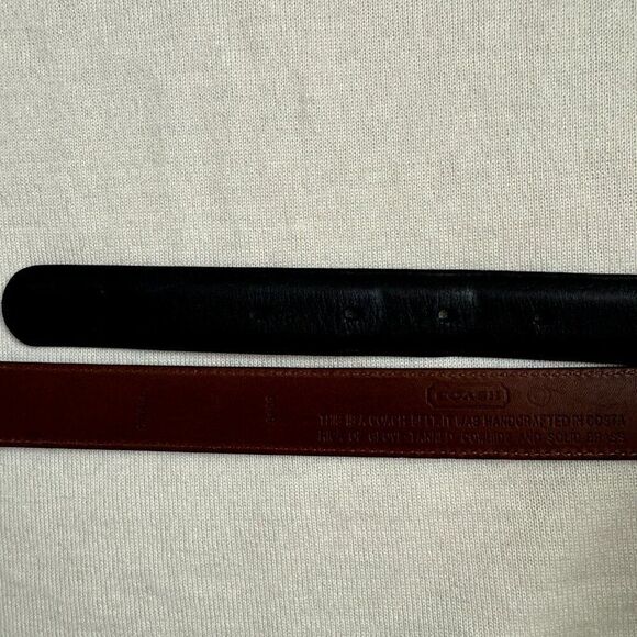 Coach Black Belt with Gold Buckle - Picture 4 of 5